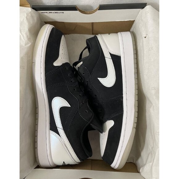 Nike Jordan 1 Low SE Diamond 2022 (DH6931-001) Black~White~Men's 7~Women's 8.5 - Picture 2 of 13